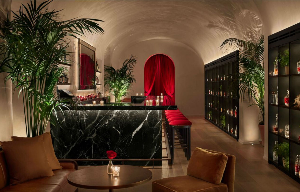 เดอะ ไทม์ สแควร์ เอดิชั่น Hotel นิวยอร์ก ภายนอก รูปภาพ The Bar at The London Edition